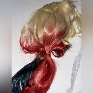 Harley Quinn Stylish Blonde and Red Hair Extension